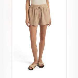 NWT Favorite Daughter Slip it on Shorts in Beige